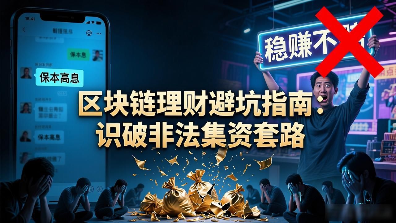 区块链高收益骗局_防范区块链非法集资_警惕资金盘陷阱