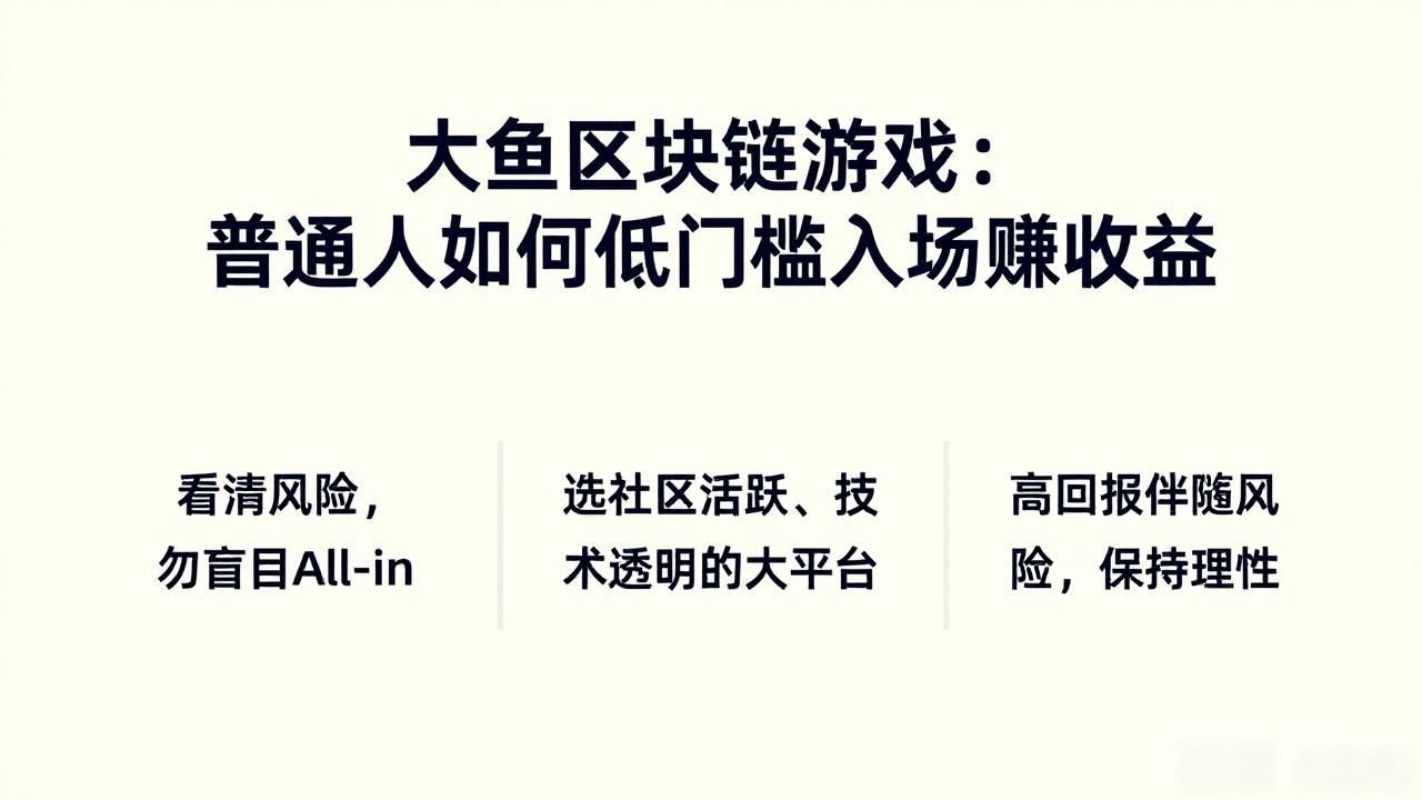 大鱼区块链游戏平台_大鱼区块链游戏_区块链游戏边玩边赚