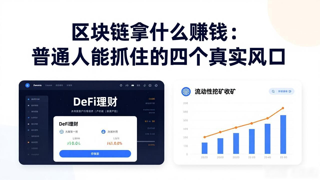 区块链拿什么赚钱_去中心化金融借贷利差_区块链底层逻辑