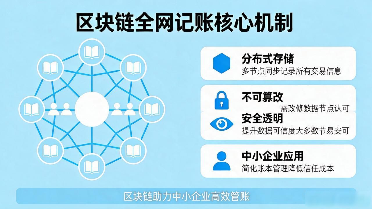 区块链全网记账原理_去中心化分布式记账_区块链技术全网记账